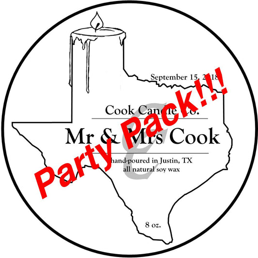 Party Pack 8 oz Candles
