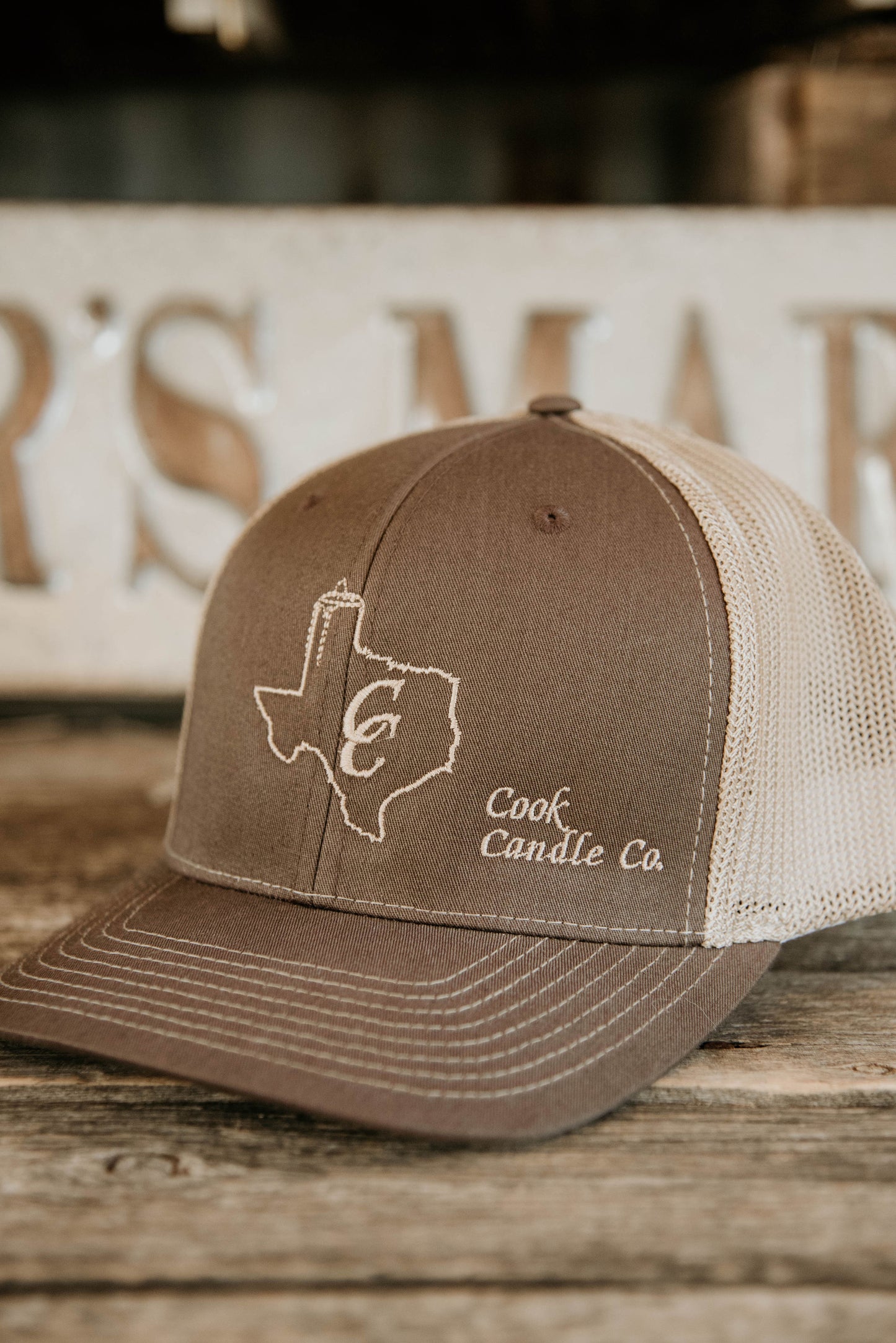 Brown & Khaki Hat